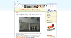 Desktop Screenshot of hotel-garni-viktoria.de